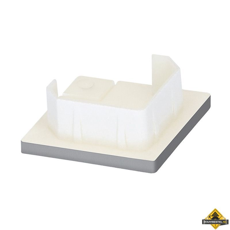 Keralit eindkap voor inwendig/uitwendig hoekprofiel 32x32mm Grijs - Classic (bestelnr. 2829)