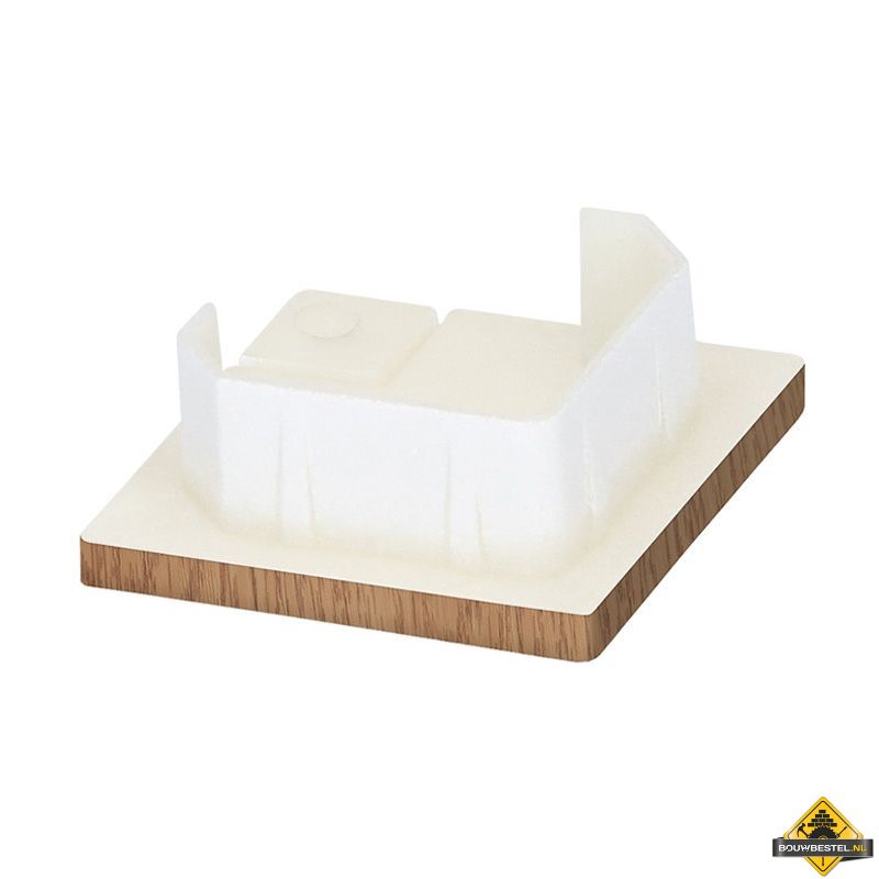 Keralit eindkap voor inwendig/uitwendig hoekprofiel 32x32mm Licht eiken - Classic (bestelnr. 2829)