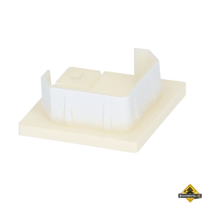 Keralit eindkap voor inwendig/uitwendig hoekprofiel 32x32mm Licht ivoor - Classic (bestelnr. 2829)