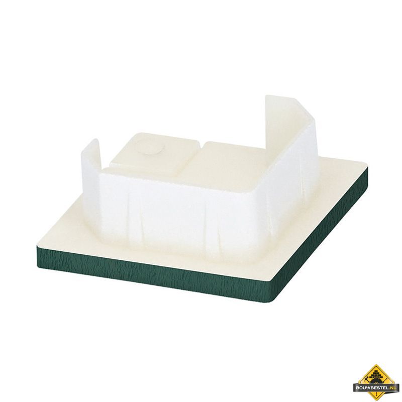 Keralit eindkap voor inwendig/uitwendig hoekprofiel 32x32mm Mosgroen - Classic (bestelnr. 2829)