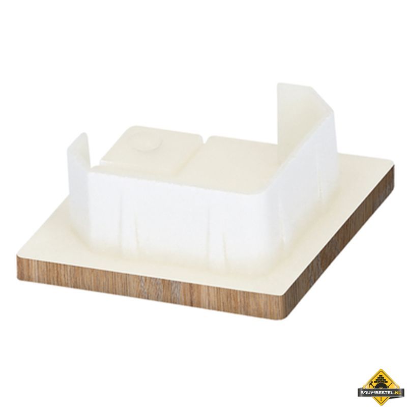 Keralit eindkap voor inwendig/uitwendig hoekprofiel 32x32mm Natuur eiken - Modern eiken (bestelnr. 2829)