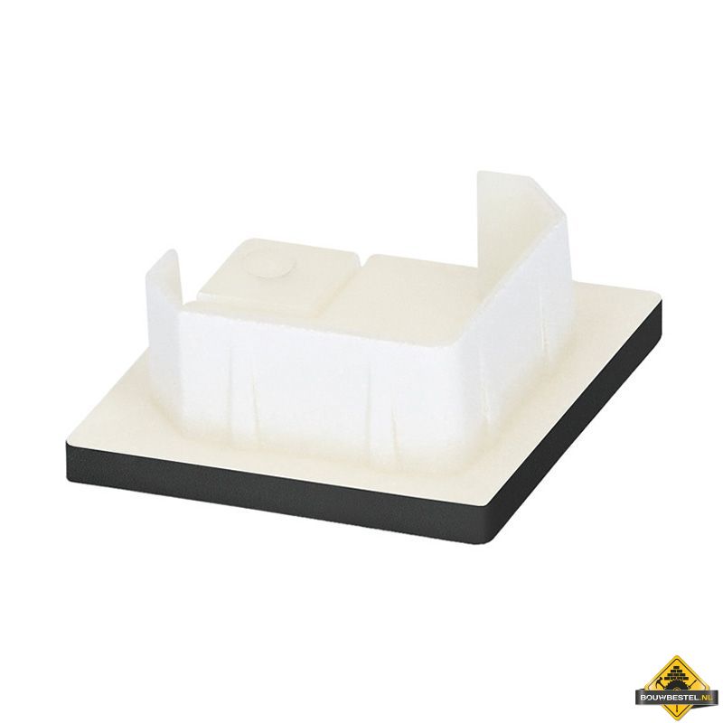 Keralit eindkap voor inwendig/uitwendig hoekprofiel 32x32mm Nightblack - Pure (bestelnr. 2829)