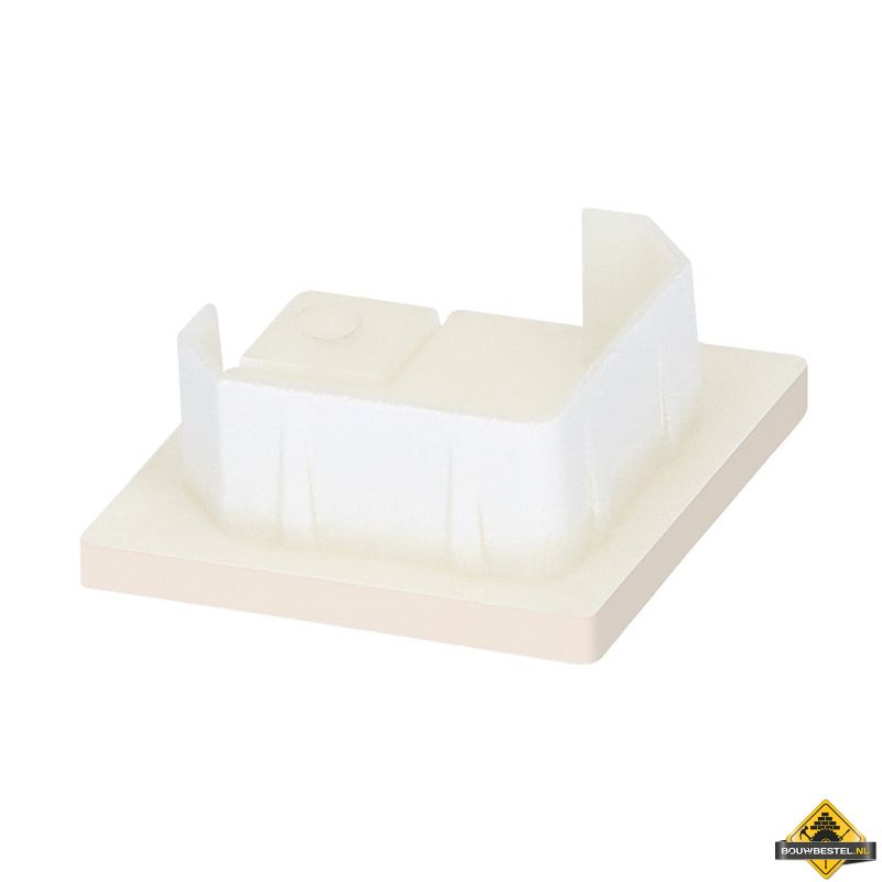 Keralit eindkap voor inwendig/uitwendig hoekprofiel 32x32mm Sandcream - Pure (bestelnr. 2829)