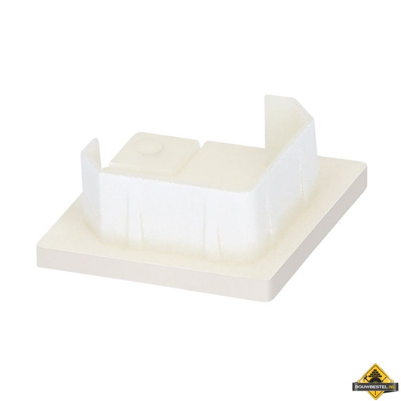 Keralit eindkap voor inwendig/uitwendig hoekprofiel 32x32mm Snowwhite - Pure (bestelnr. 2829)