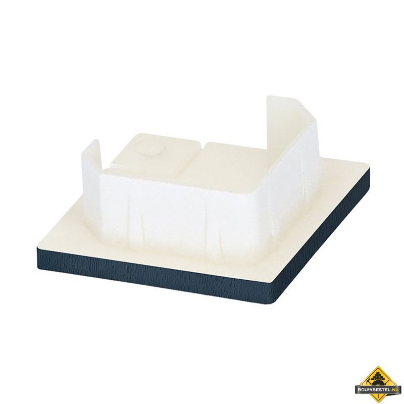 Keralit eindkap voor inwendig/uitwendig hoekprofiel 32x32mm Staalblauw - Classic (bestelnr. 2829)