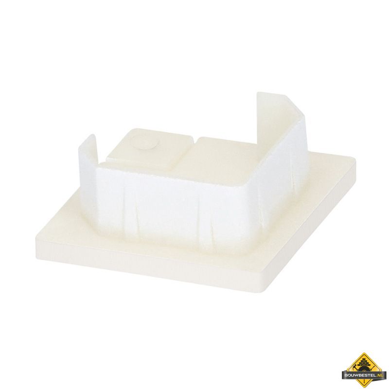 Keralit eindkap voor inwendig/uitwendig hoekprofiel 32x32mm Wit - Classic (bestelnr. 2829)
