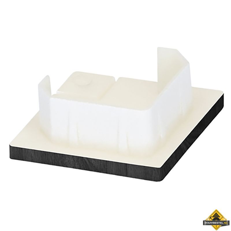 Keralit eindkap voor inwendig/uitwendig hoekprofiel 32x32mm Zwart eiken - Modern eiken (bestelnr. 2829)