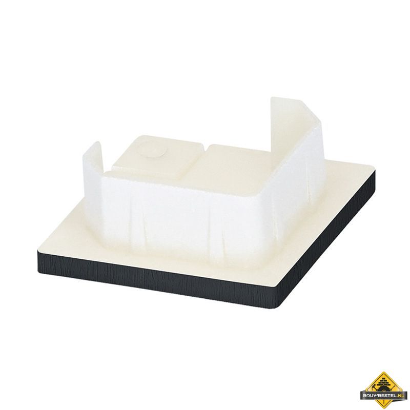 Keralit eindkap voor inwendig/uitwendig hoekprofiel 32x32mm Zwartgrijs - Classic (bestelnr. 2829)