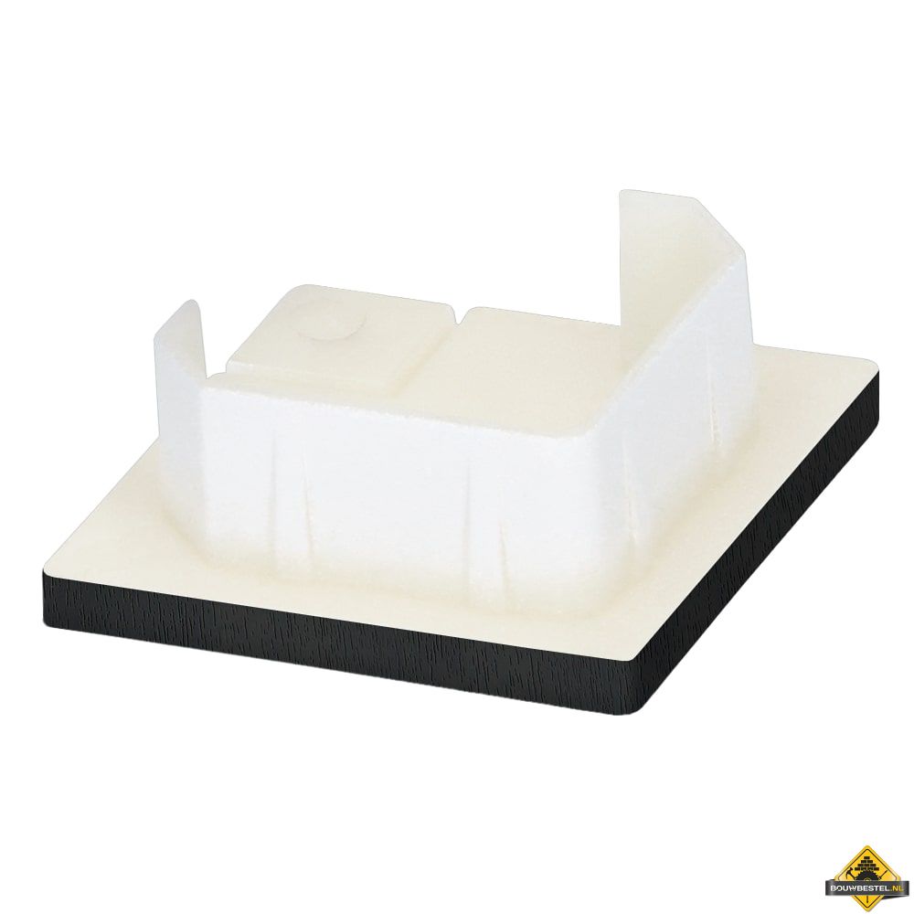 Keralit eindkap voor inwendig/uitwendig hoekprofiel 32x32mm Grafietzwart - Classic (bestelnr. 2829)