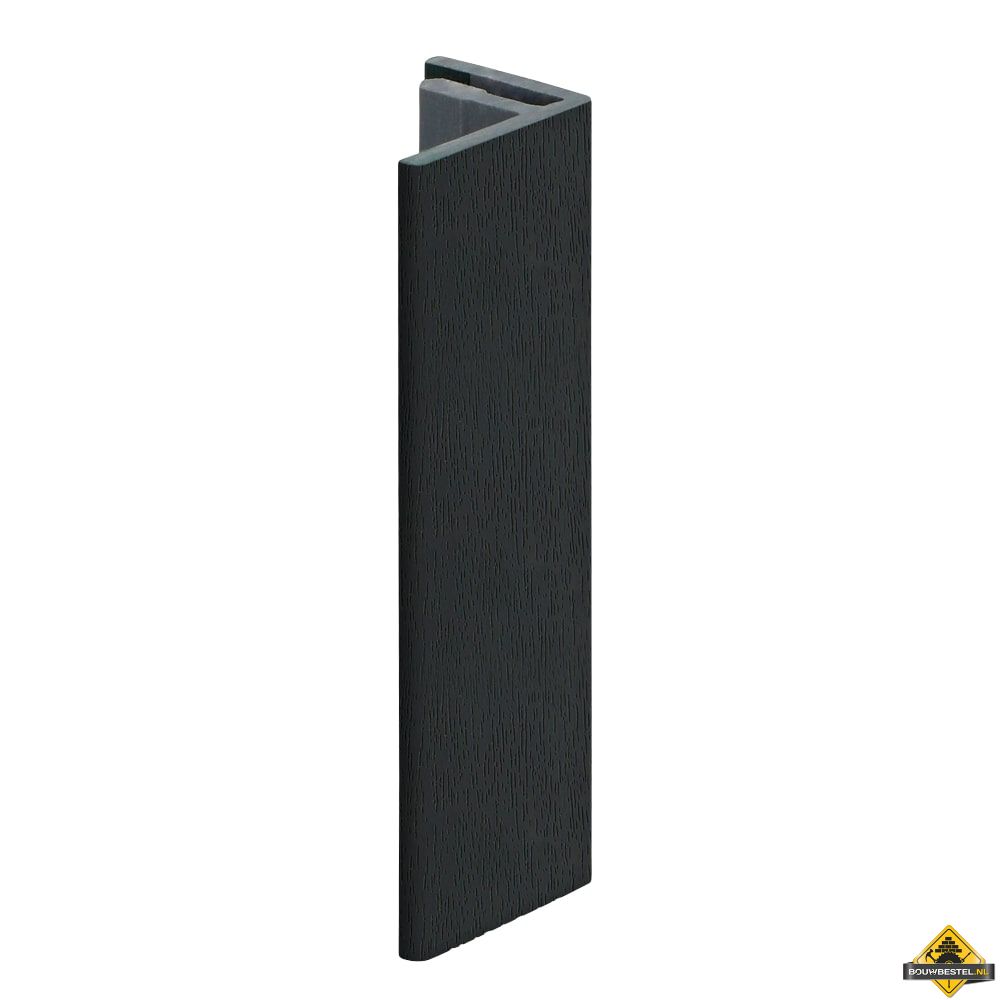 Eindprofiel 17mm Keralit Grafietzwart - Classic (bestelnr. 2806)