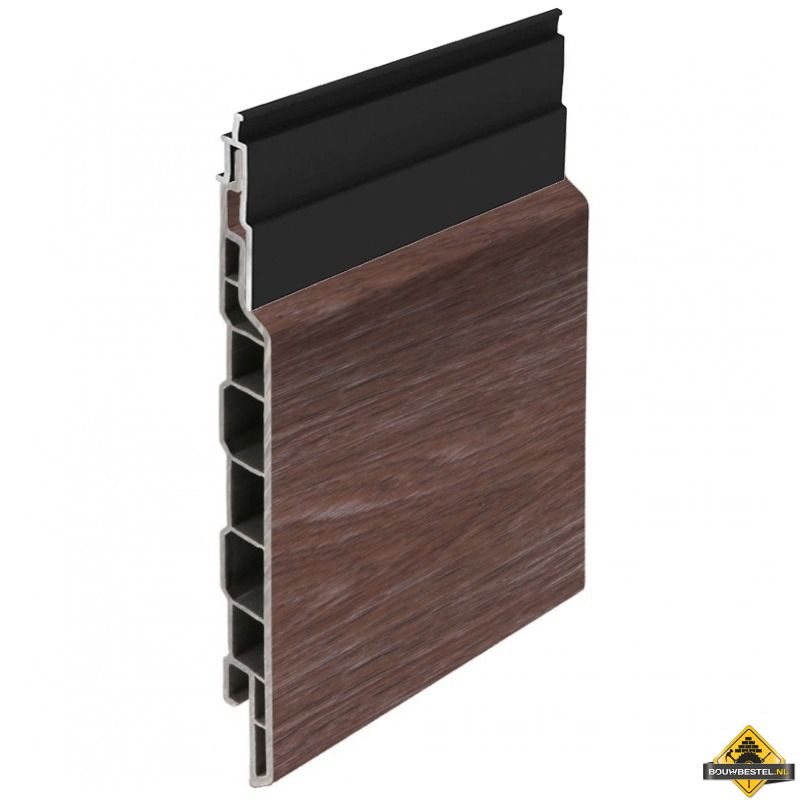 Keralit Sponningdeel 143mm Shadowline - Bruin Eiken (bestelnr. 2814 + 2881)
