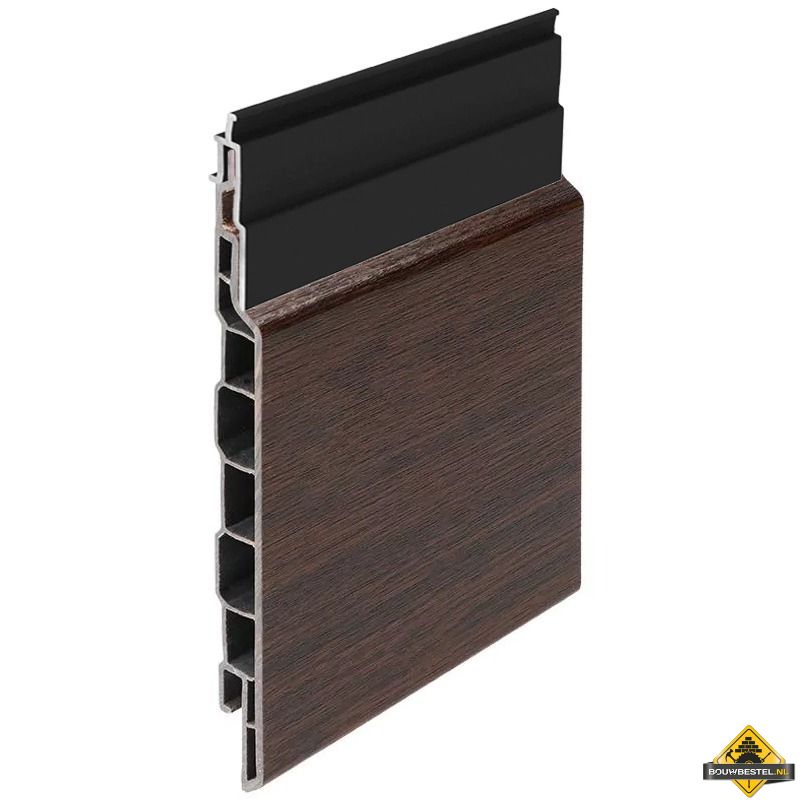 Keralit Sponningdeel 143mm Shadowline - Donker Eiken (bestelnr. 2814 + 2881)