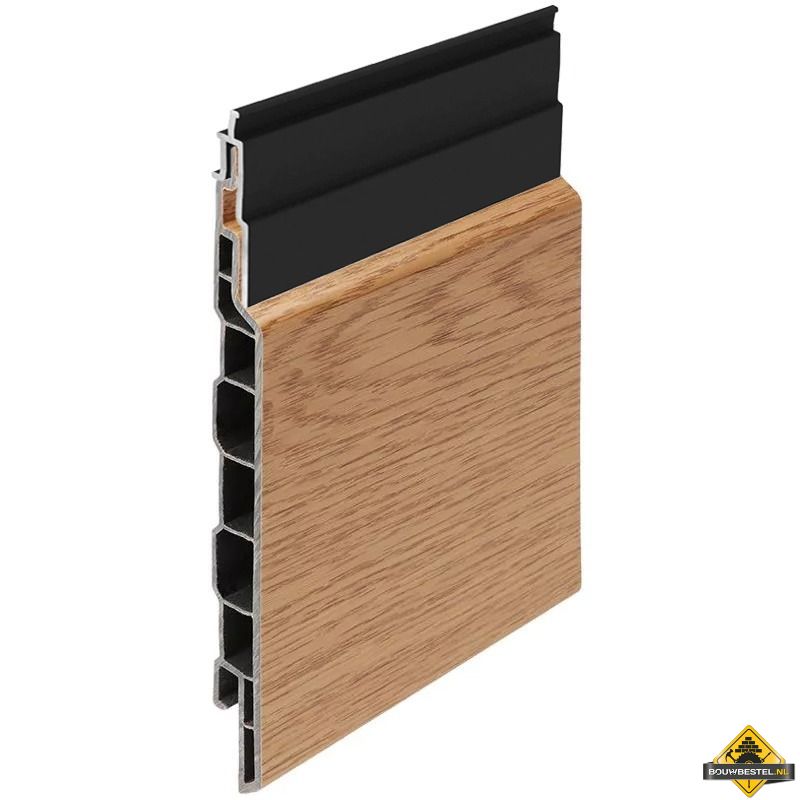 Keralit Sponningdeel 143mm Shadowline - Licht Eiken (bestelnr. 2814 + 2881)