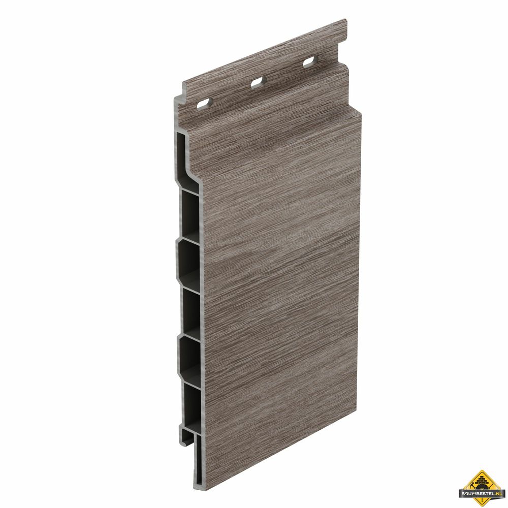 Keralit sponningdeel 167mm Taupe eiken (bestelnr. 2815)