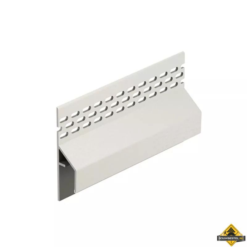 Keralit Trim/kraal Ventilatieprofiel gevel - Wit eiken (bestelnr. 2849)