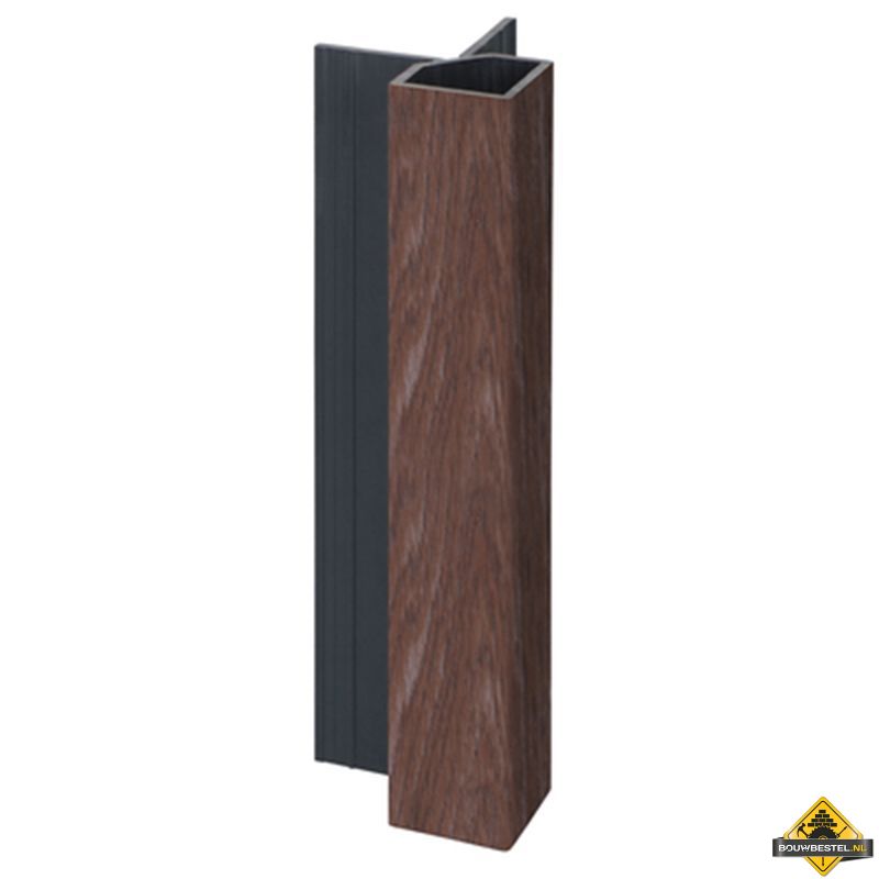 Keralit uitwendig hoekprofiel 32x32mm Bruin eiken - Modern eiken (bestelnr. 2828)