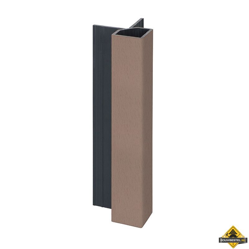 Keralit uitwendig hoekprofiel 32x32mm Bruingrijs - Classic (bestelnr. 2828)