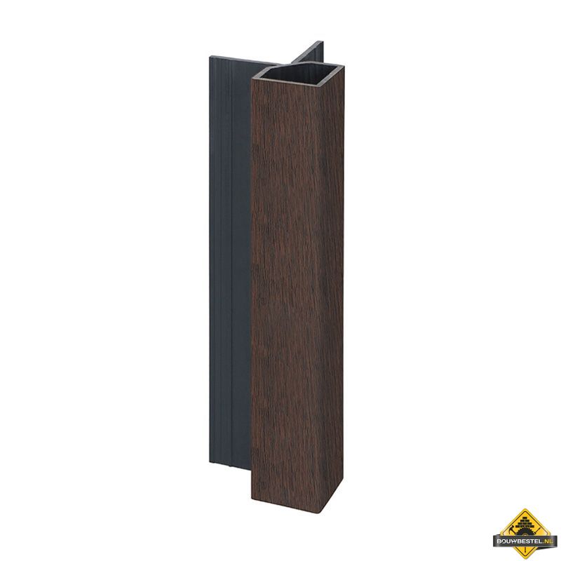 Keralit uitwendig hoekprofiel 32x32mm Donker eiken - Classic (bestelnr. 2828)