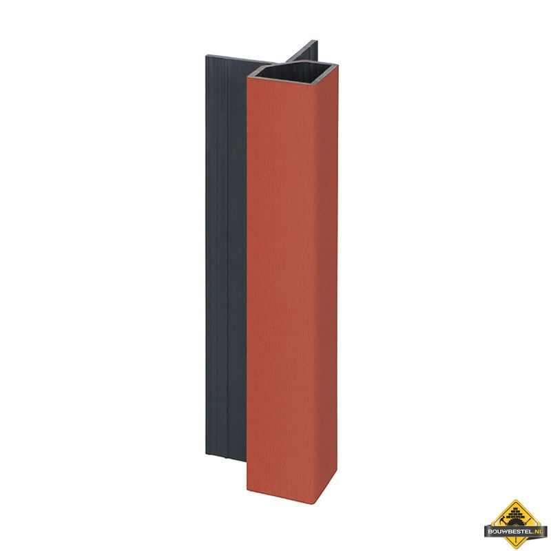 Keralit uitwendig hoekprofiel 32x32mm Steenrood - Classic (bestelnr. 2828)
