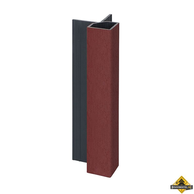 Keralit uitwendig hoekprofiel 32x32mm Wijnrood - Classic (bestelnr. 2828)