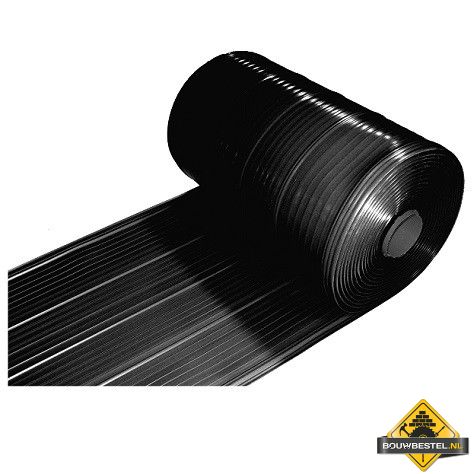 Kilgoot 46 cm breedte op rol zwart 10 meter