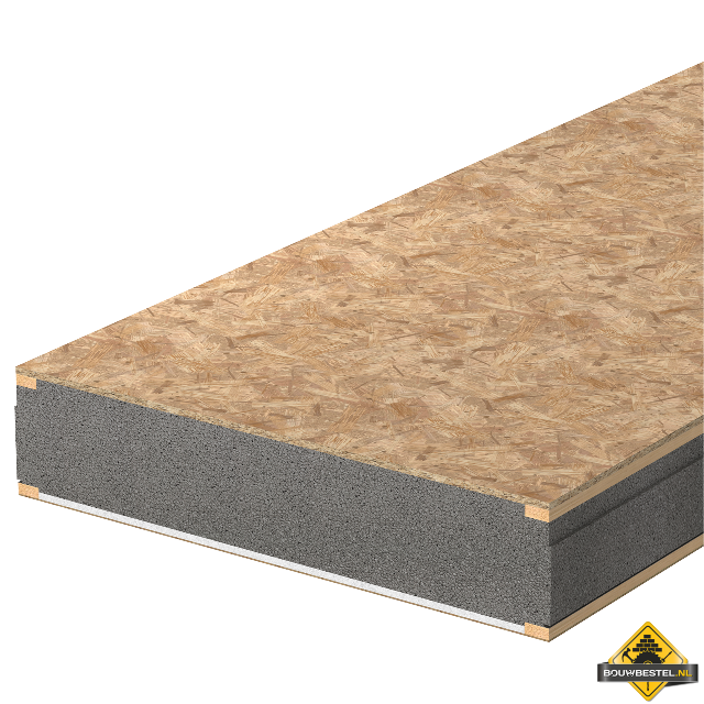 Unidek Aero PD dakplaat - Type 3.5 - RC 3.63 - Dikte 139 mm - Per m2