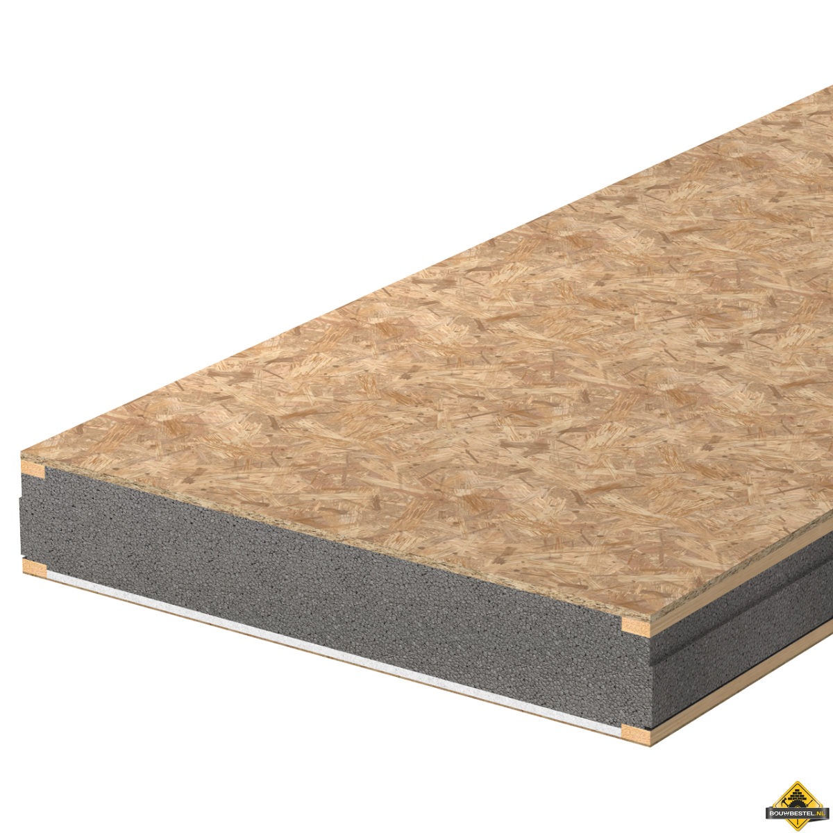 Unidek Aero Riet dakplaat - Type 8.5 - RC 8.51 - Dikte 162 mm - Per m2