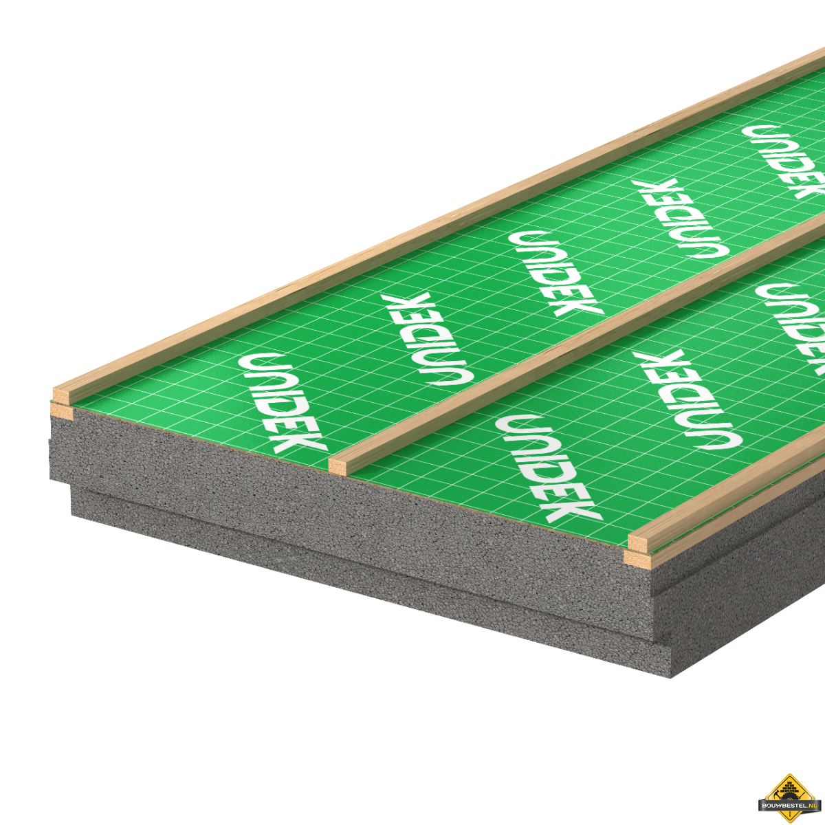 Unidek Reno Dek Plus dakplaat - Type 6.0 - RC 6.01 - Dikte 181 mm - Per m2