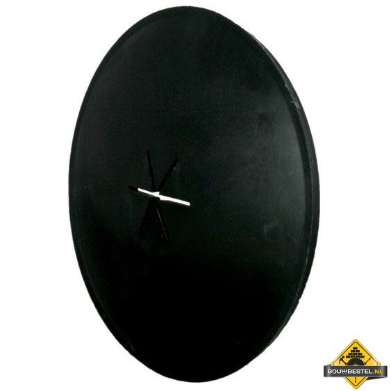 Klemring Diameter: 60mm Zwart "H" Kunststof (zacht) voor spouwanker 3.0-4.0mm - 50 stuks