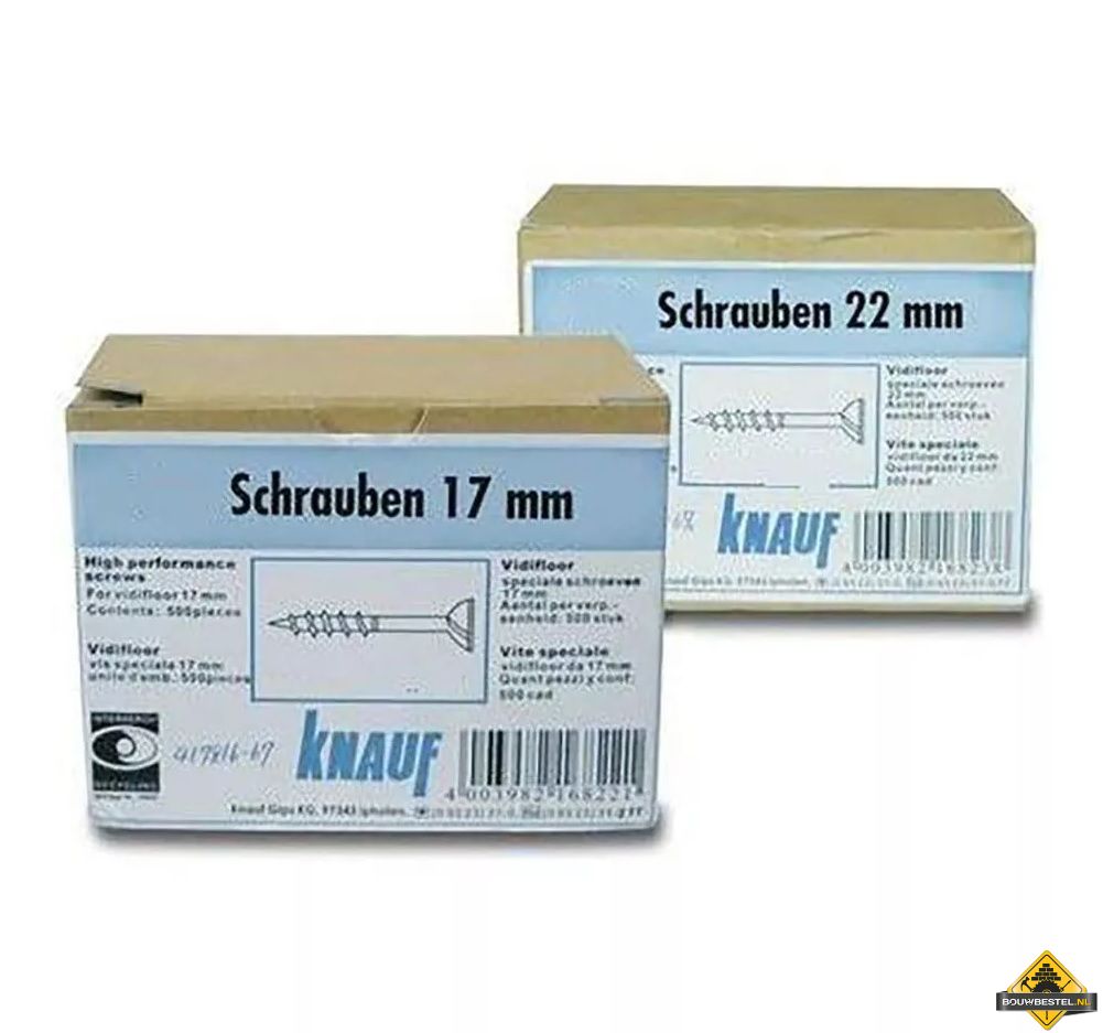 Knauf Brio Schroeven 4.2x17mm – 500 stuks