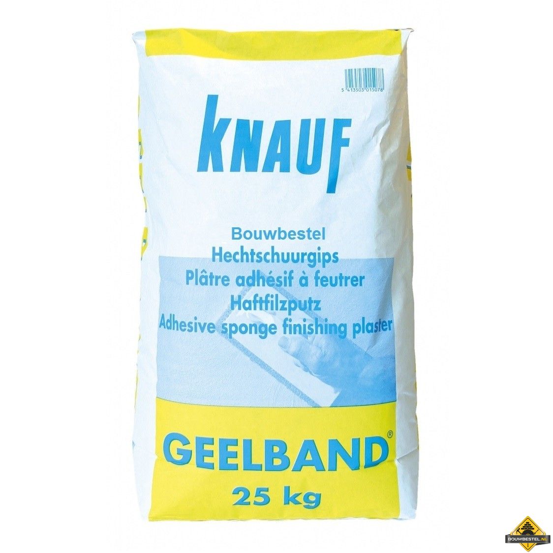 Knauf Geelband Schuurgips (25kg)