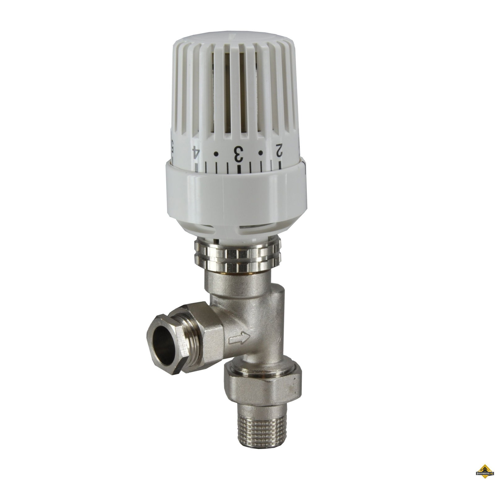 thermostatische radiatorventiel 1/2inch x15mm axiaal