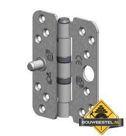 S2 veiligheids kogellagerscharnier Recht 89x89 2.4mm
