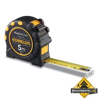 Komelon MagGrip Dublx rolbandmaat - 5 m x 25 mm