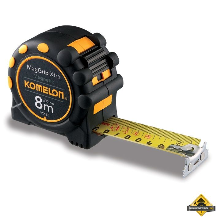 Komelon MagGrip Xtr rolbandmaat - 8 m x 32 mm
