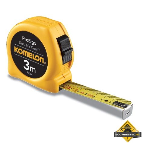 Komelon Pro Ergo rolbandmaat met ABS kast - 8 m x 25 mm
