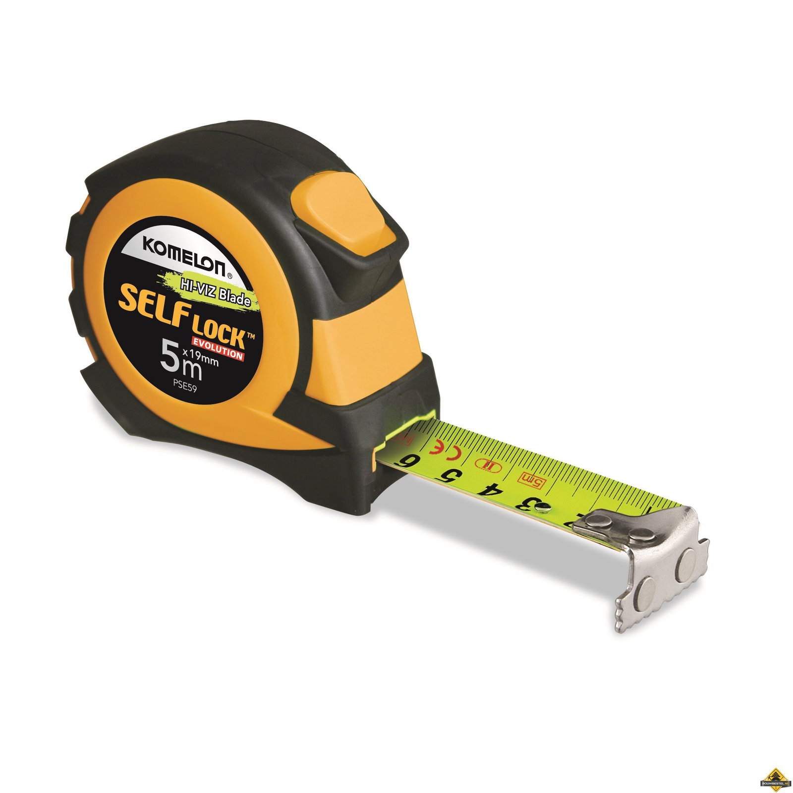 Komelon Self-Lock Evolution rolbandmaat - 5 m x 19 mm