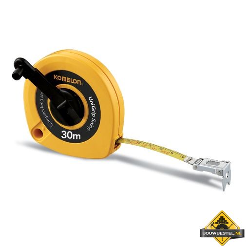 Komelon UniGrip Swing meetband met bandeinde A - 30 m x 10 mm