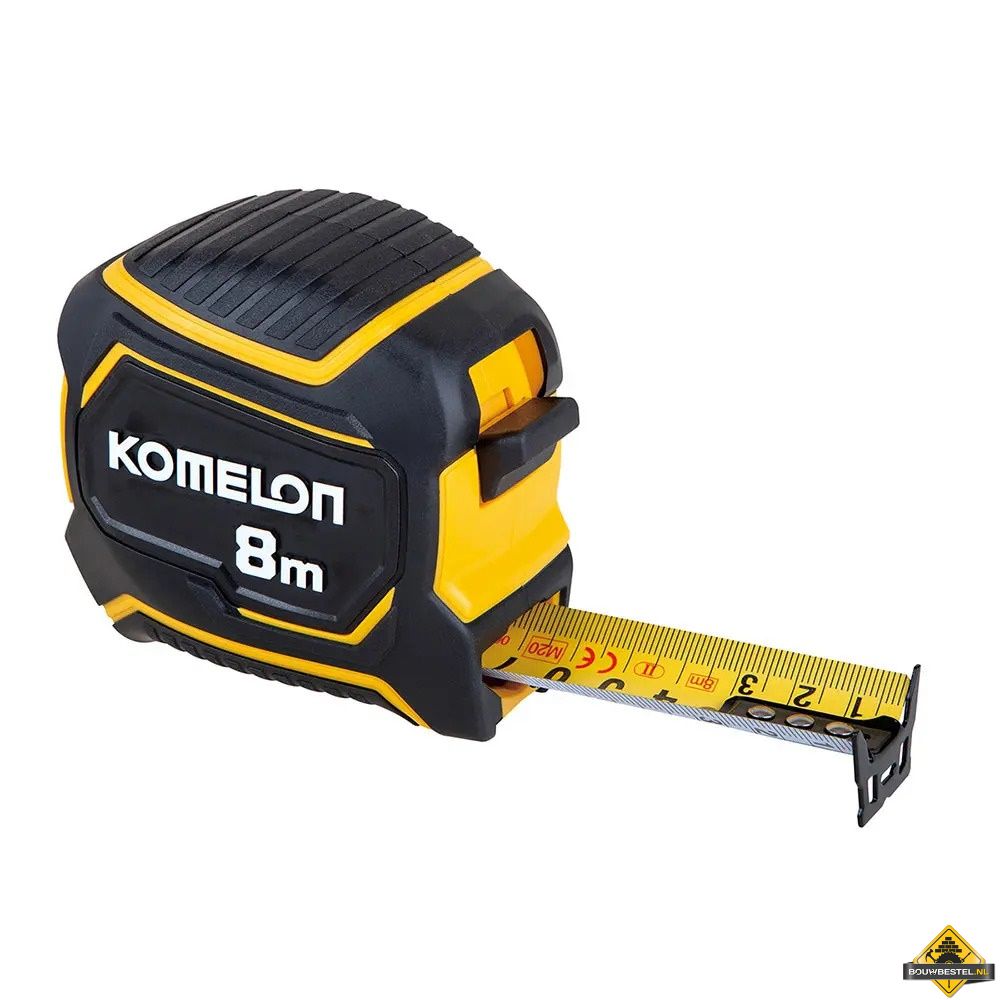 Komelon rolbandmaat Extreme Standout, 8mx32mm, staal/nylon gecoate band, 2-zijdig bedrukt