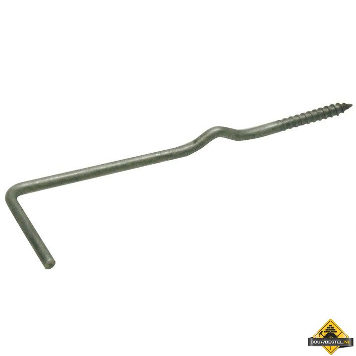 Kopgevelanker houtdraad 180X4.6mm (Spouwbereik: 75mm +/- 15) Verzinkt draad - 100 stuks (UITVERKOOP, OP = OP)