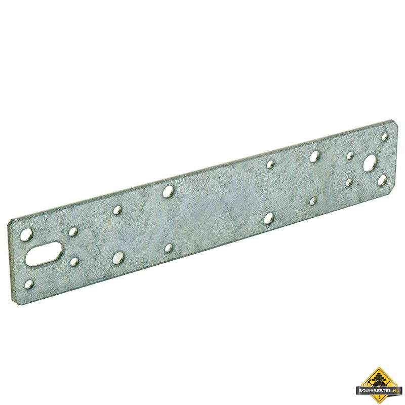 Koppelplaat 250X46X2.5mm Sendzimir Verzinkt - per stuk