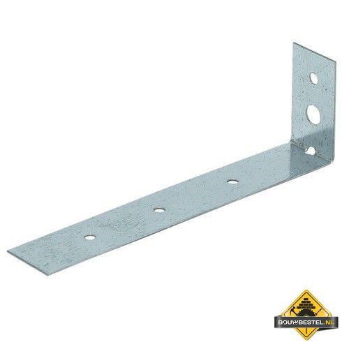 Kozijnanker 40X128mm voor Ytong / Gasbeton / Cellenbeton 115x2 Sendzimir verzinkt - 10 stuks