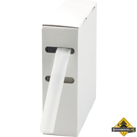 Krimpkous-box met gekleurde krimpkous 12,7 mm transparant | 10 meter