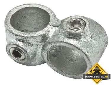 Koppelstuk Ø28mm kruis (uit het vlak)