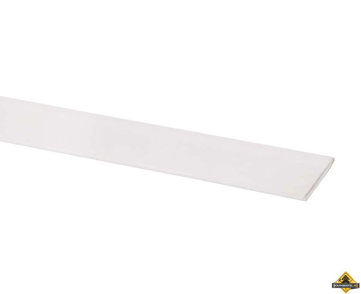 Kunststof afdekprofiel wit 2 x 30 mm 260 cm
