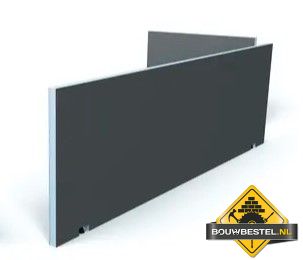 Huismerk Badombouw 2100x600x30mm Element Lange Zijde incl. stelpootje