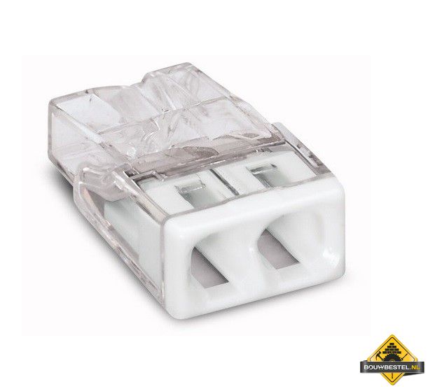 Wago Lasklem 2-voudig Mini 2 x 0.5 tot 2.5mm2