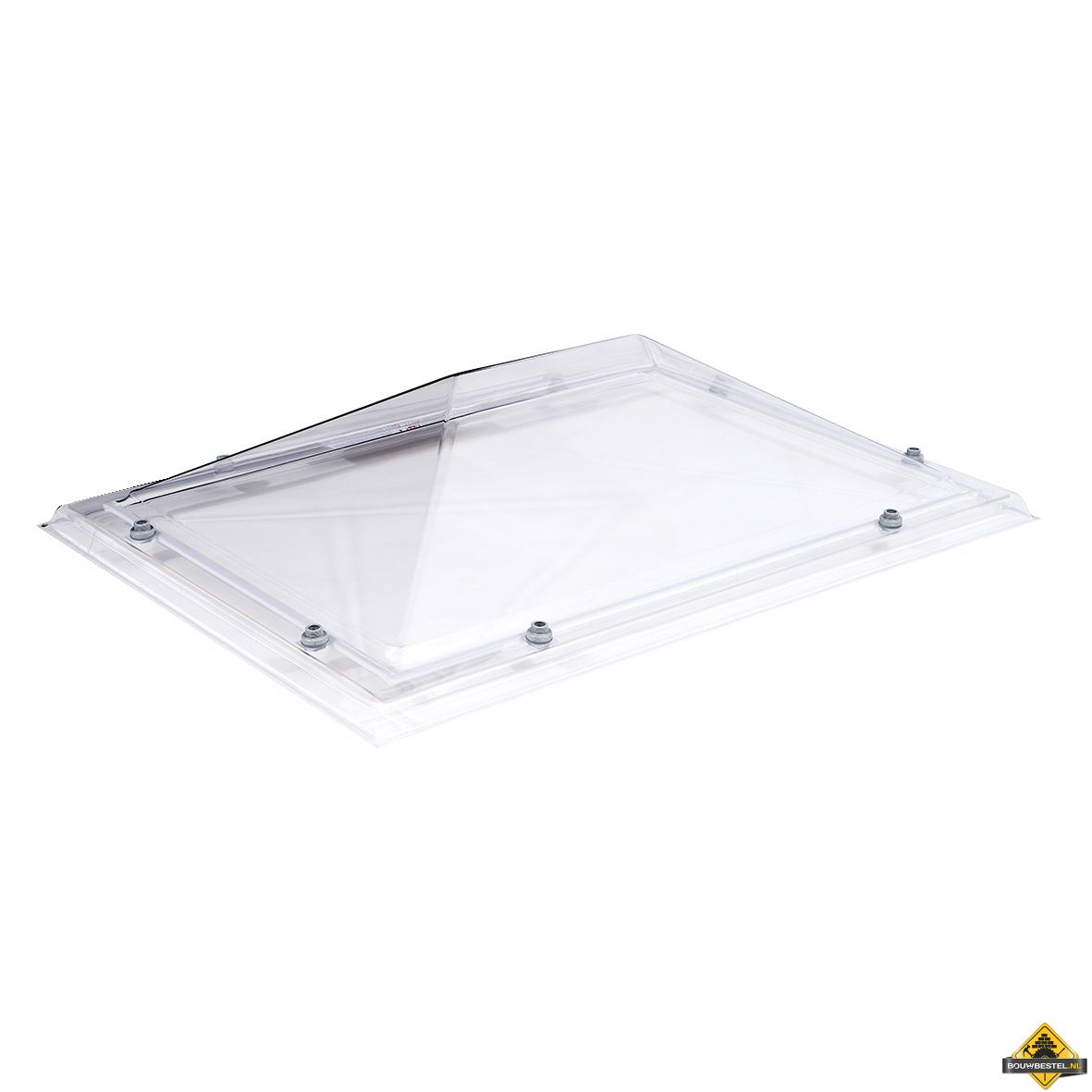 Lichtkoepel 120x210cm 1-wandig ac Glashelder Piramidevormig (TIJDELIJK NIET LEVERBAAR)