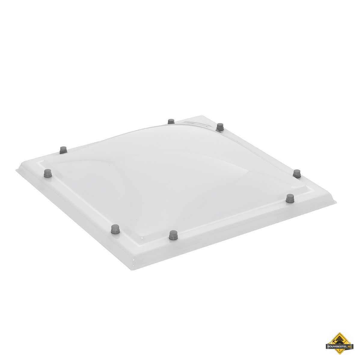 Lichtkoepel 55x55cm 1-Wandig PC Opaal Bolvormig (TIJDELIJK NIET LEVERBAAR)