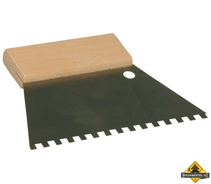 Lijmkam SUPER PROF getand houten greep 180 mm 8x8x8 mm